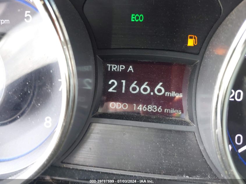 2013 Hyundai Sonata Se 2.0T VIN: 5NPEC4AB0DH506165 Lot: 39787599