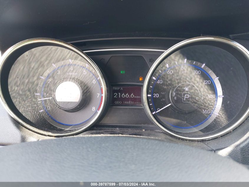 2013 Hyundai Sonata Se 2.0T VIN: 5NPEC4AB0DH506165 Lot: 39787599