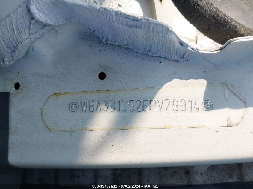 2014 BMW 320I I VIN: WBA3B1C52EPV79914 Lot: 39787632