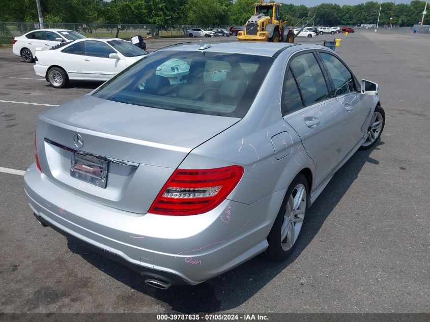 2012 Mercedes-Benz C 300 Luxury 4Matic/Sport 4Matic VIN: WDDGF8BB4CA625340 Lot: 39787635