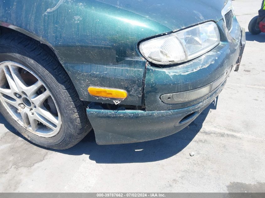 1999 Mazda Millenia VIN: JM1TA2212X1506882 Lot: 39787662