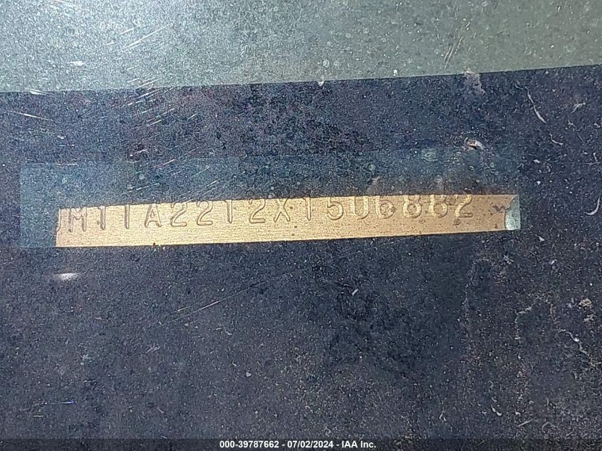 1999 Mazda Millenia VIN: JM1TA2212X1506882 Lot: 39787662