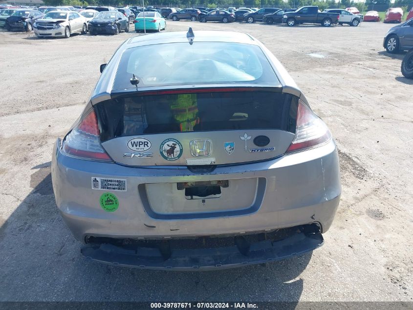 2011 Honda Cr-Z Ex VIN: JHMZF1D64BS004987 Lot: 39787671