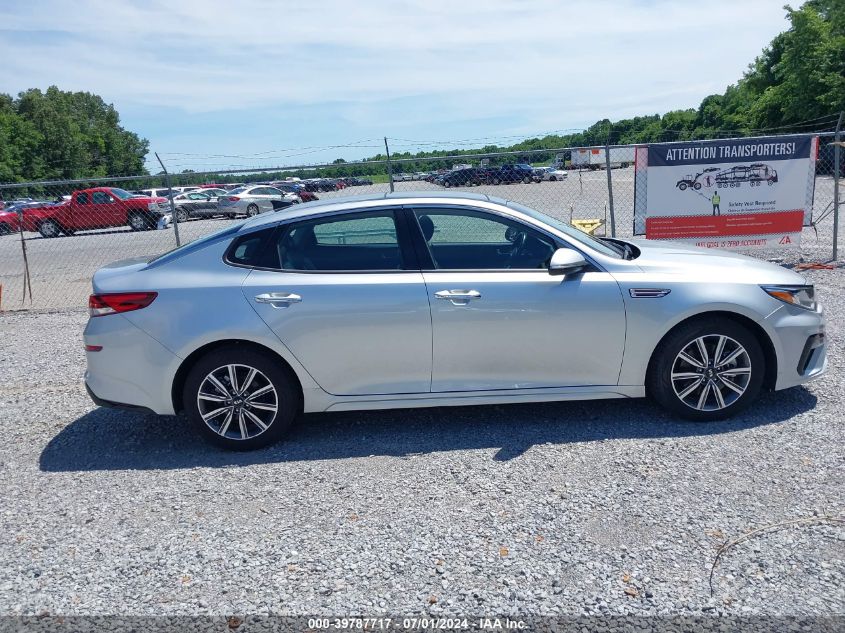 2019 Kia Optima Ex VIN: 5XXGU4L14KG344155 Lot: 39787717