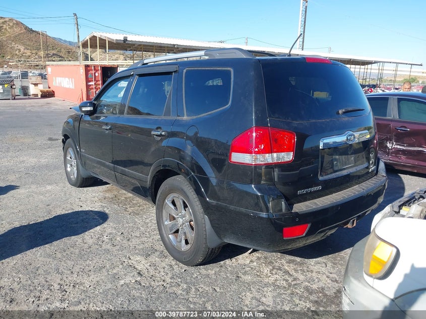 2009 Kia Borrego Ltd VIN: KNDJH742295037682 Lot: 39787723