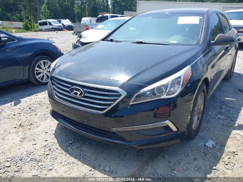 2015 Hyundai Sonata Se VIN: 5NPE24AFXFH145827 Lot: 39787726