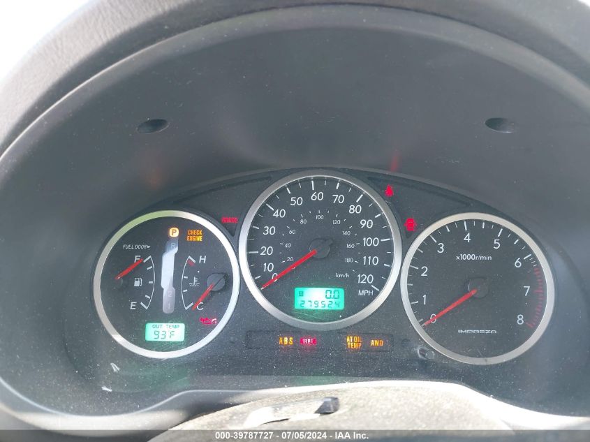 2006 Subaru Impreza Outback Sport VIN: JF1GG68666H804146 Lot: 39787727