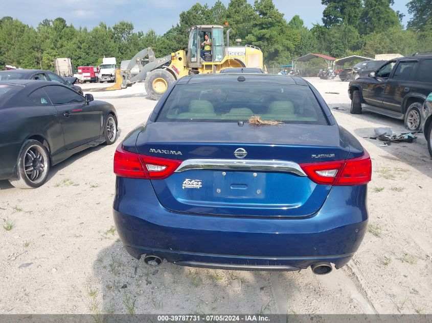 2018 Nissan Maxima 3.5 Platinum VIN: 1N4AA6AP2JC389651 Lot: 39787731