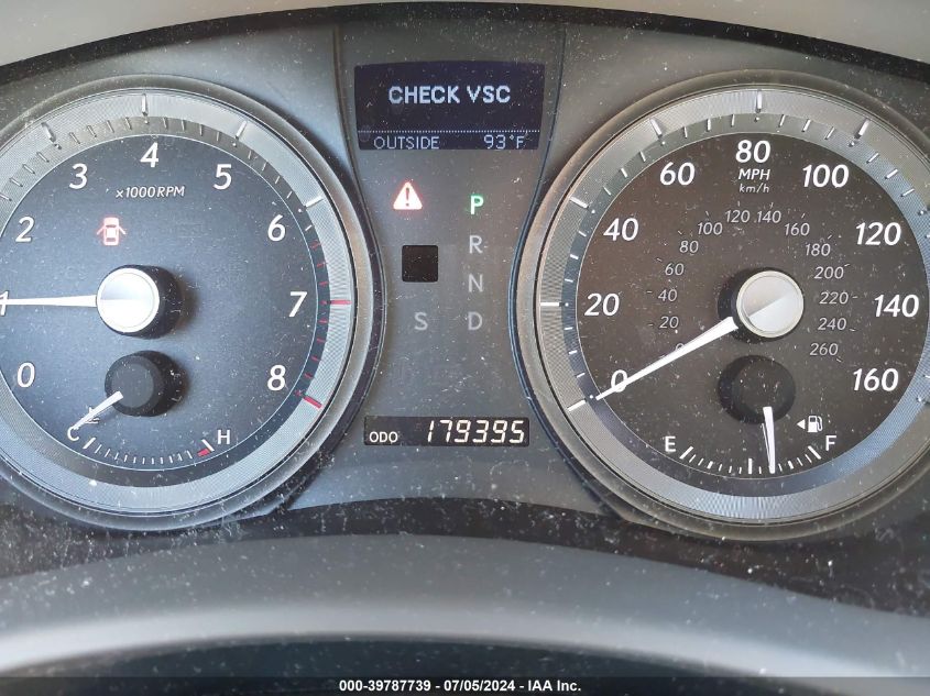 2007 Lexus Es 350 VIN: JTHBJ46G172143988 Lot: 39787739