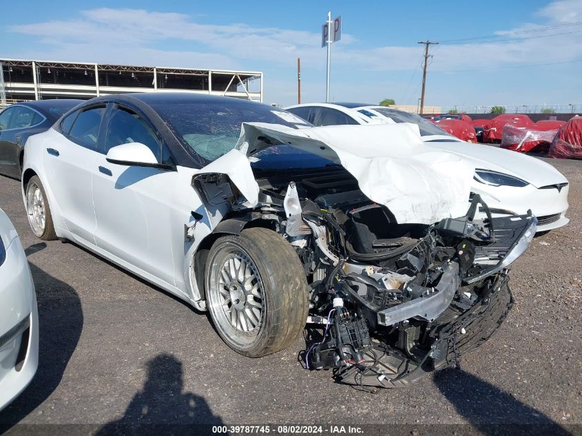 5YJSA1E63MF450922 2021 TESLA MODEL S - Image 1