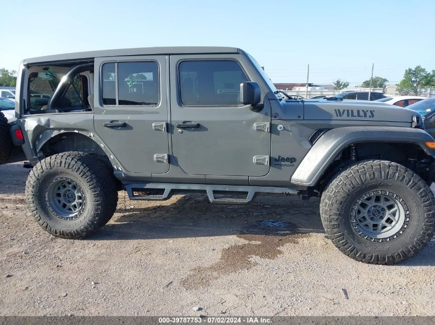 2022 Jeep Wrangler Unlimited Willys 4X4 VIN: 1C4HJXDG4NW126317 Lot: 39787753