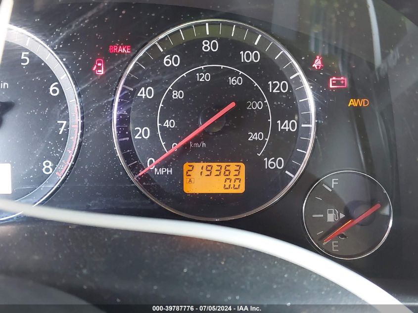 2004 Infiniti Fx35 VIN: JNRAS08W84X219275 Lot: 39787776