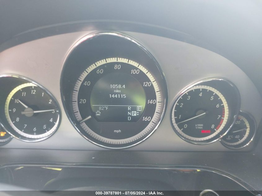 2011 Mercedes-Benz E 350 VIN: WDDHF5GB7BA285188 Lot: 39787801