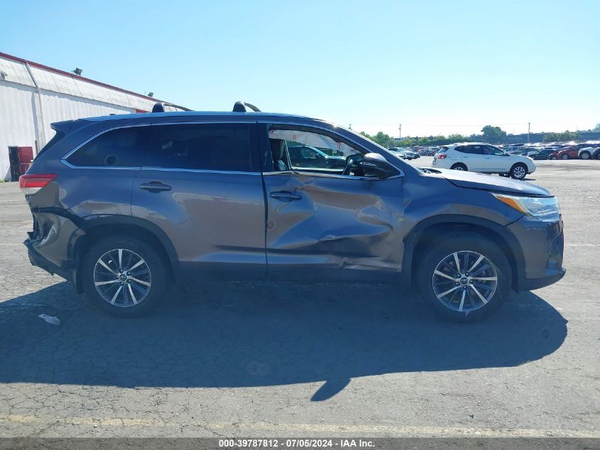 2019 Toyota Highlander Xle VIN: 5TDJZRFH2KS949495 Lot: 39787812