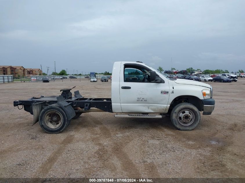 2007 Dodge Ram 3500 Hd Chassis St/Slt VIN: 3D6WG46A97G710012 Lot: 39787848