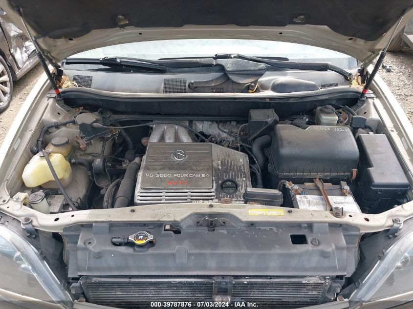 2000 Lexus Rx 300 VIN: JT6GF10U4Y0076362 Lot: 39787876