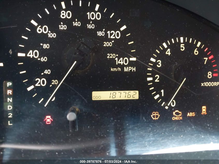 2000 Lexus Rx 300 VIN: JT6GF10U4Y0076362 Lot: 39787876