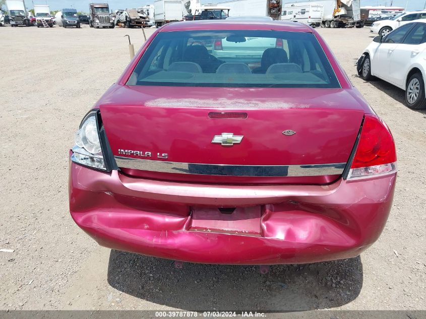 2006 Chevrolet Impala Ls VIN: 2G1WB58K969236242 Lot: 39787878