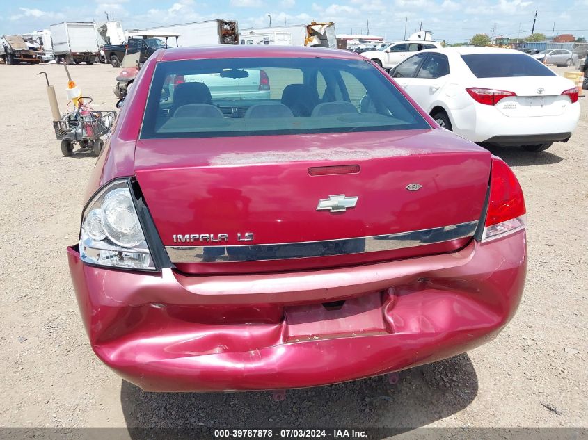 2006 Chevrolet Impala Ls VIN: 2G1WB58K969236242 Lot: 39787878