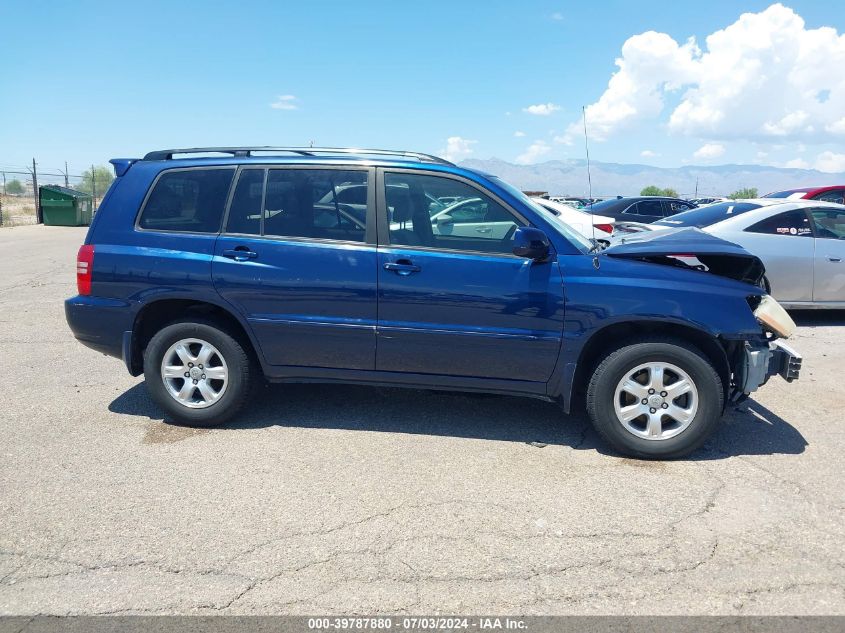 2003 Toyota Highlander Limited VIN: JTEGF21A530113930 Lot: 39787880