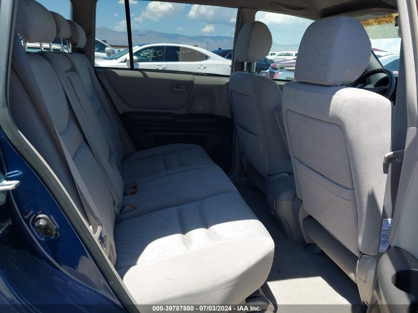 2003 Toyota Highlander Limited VIN: JTEGF21A530113930 Lot: 39787880