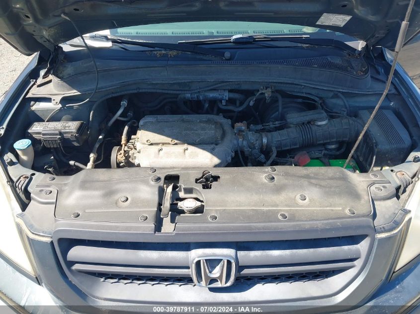 2003 Honda Pilot Ex VIN: 2HKYF18423H564156 Lot: 39787911