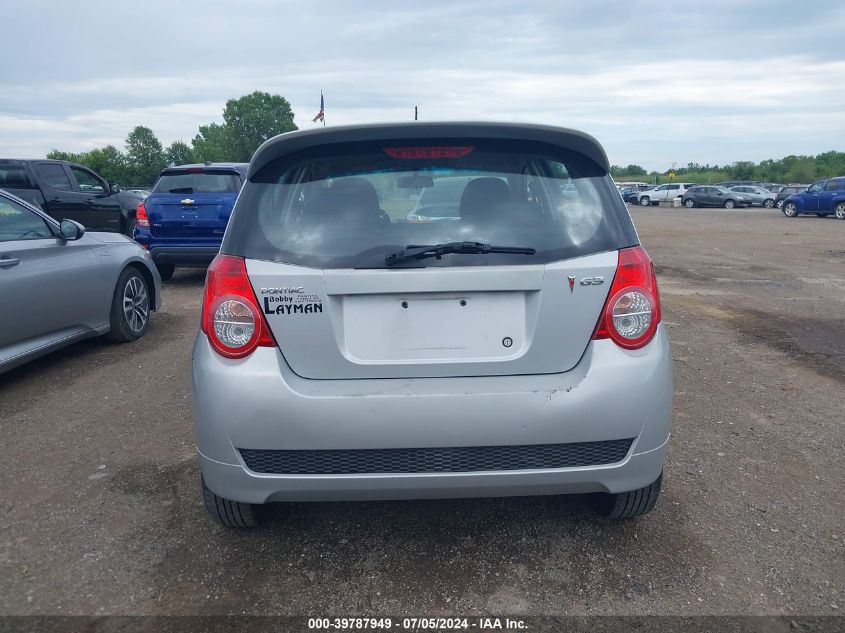 2009 Pontiac G3 VIN: KL2TD66E29B648709 Lot: 39787949