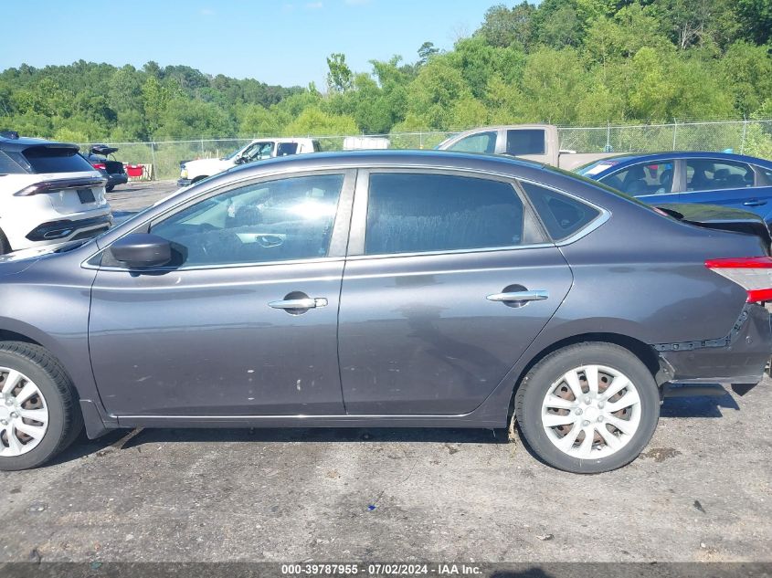 2015 Nissan Sentra Sv VIN: 3N1AB7AP3FY230474 Lot: 39787955