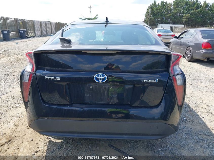 2016 Toyota Prius Four VIN: JTDKARFU1G3006905 Lot: 39787973