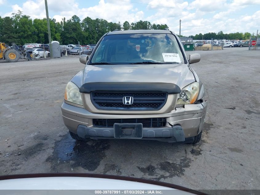 2003 Honda Pilot Ex-L VIN: 2HKYF18643H602259 Lot: 39787991