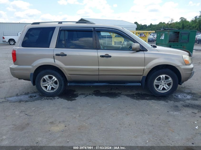 2003 Honda Pilot Ex-L VIN: 2HKYF18643H602259 Lot: 39787991