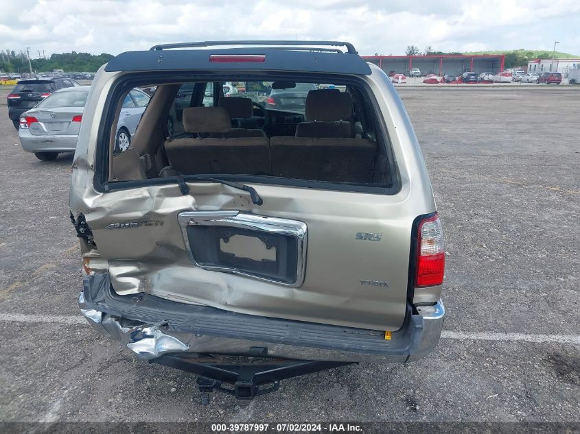 2002 Toyota 4Runner Sr5 V6 VIN: JT3GN86R020227961 Lot: 39787997
