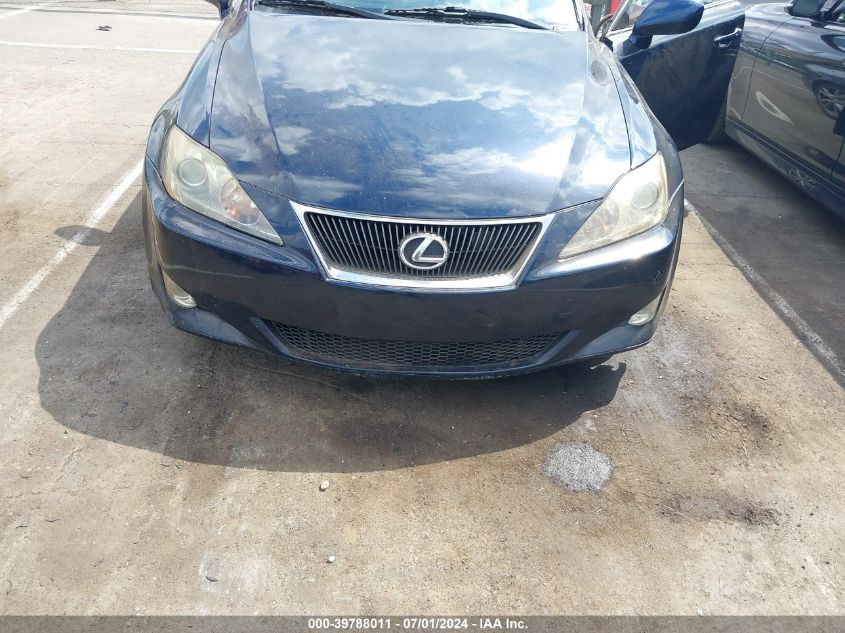 2006 Lexus Is 350 VIN: JTHBE262065004347 Lot: 39788011