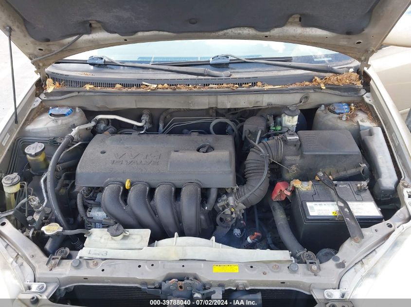 2004 Toyota Corolla Le VIN: 1NXBR32E64Z279019 Lot: 39788040