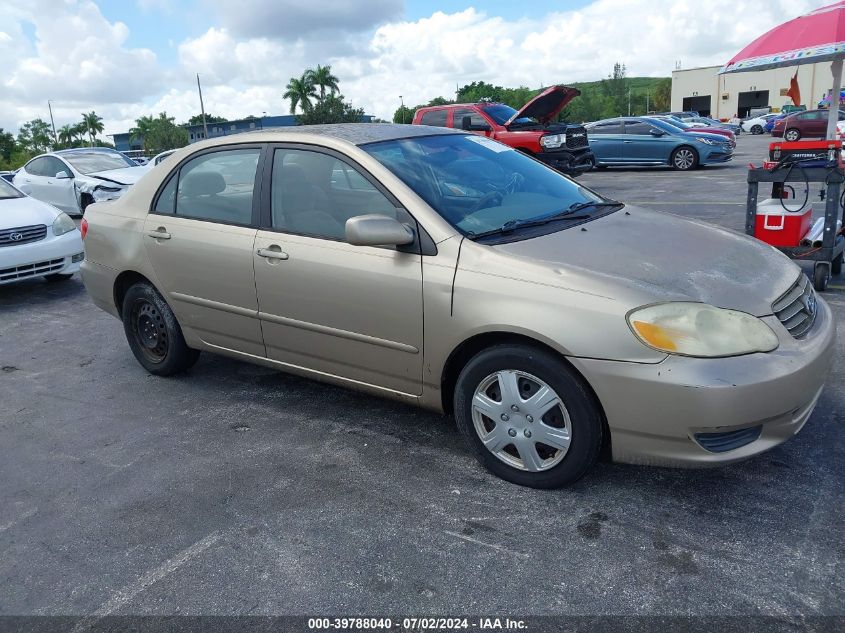 2004 Toyota Corolla Le VIN: 1NXBR32E64Z279019 Lot: 39788040