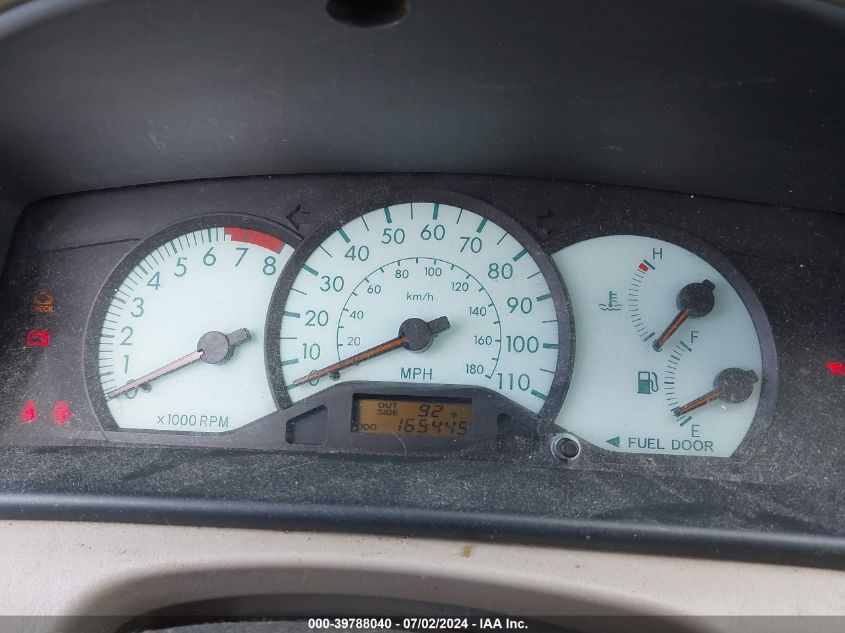 2004 Toyota Corolla Le VIN: 1NXBR32E64Z279019 Lot: 39788040