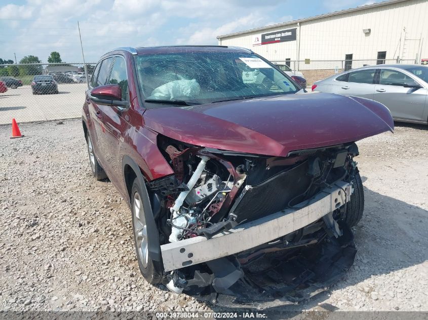 2015 Toyota Highlander Limited Platinum V6 VIN: 5TDYKRFH3FS062688 Lot: 39788044