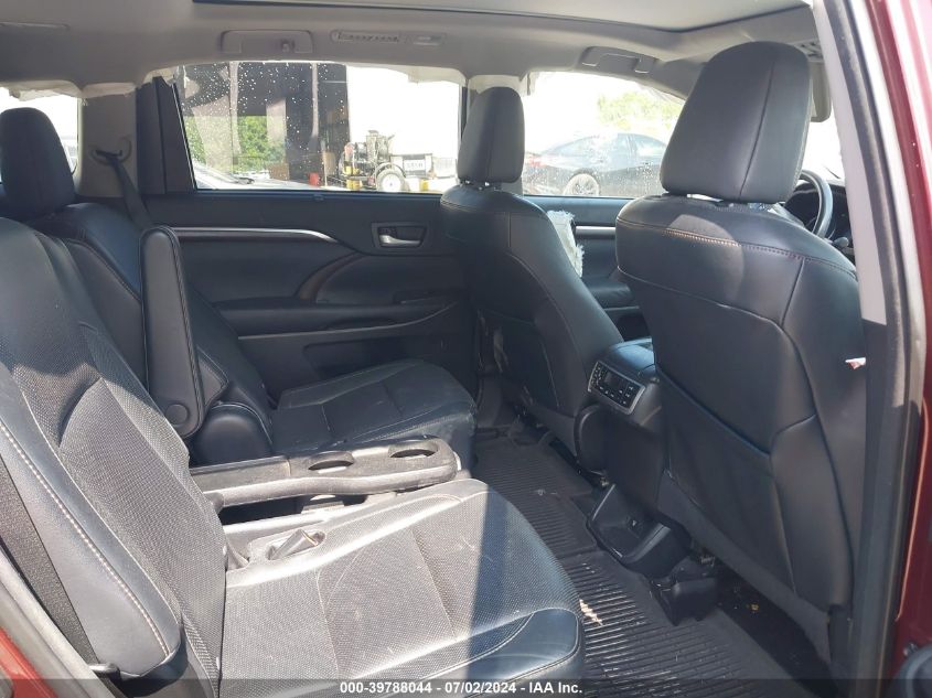 2015 Toyota Highlander Limited Platinum V6 VIN: 5TDYKRFH3FS062688 Lot: 39788044