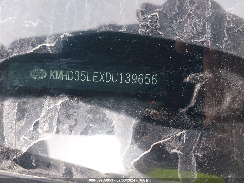 2013 Hyundai Elantra Gt VIN: KMHD35LEXDU139656 Lot: 39788053