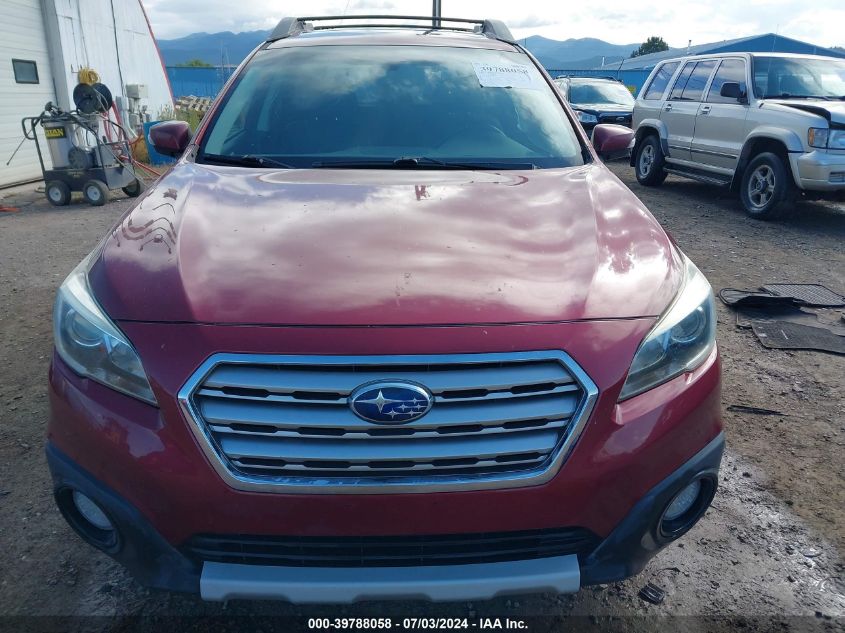 2015 Subaru Outback 2.5I Limited VIN: 4S4BSALC7F3256962 Lot: 39788058