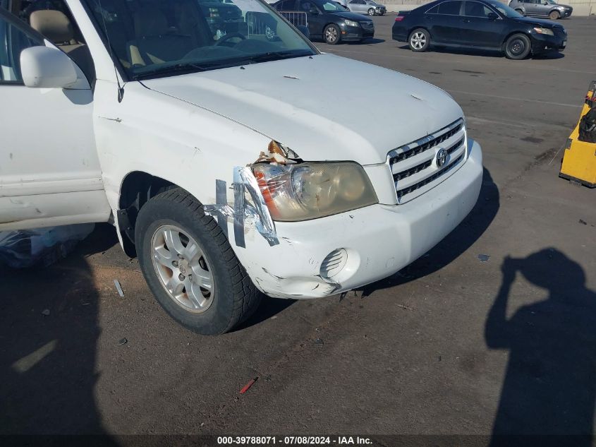 2003 Toyota Highlander Limited VIN: JTEHF21A330118368 Lot: 39788071