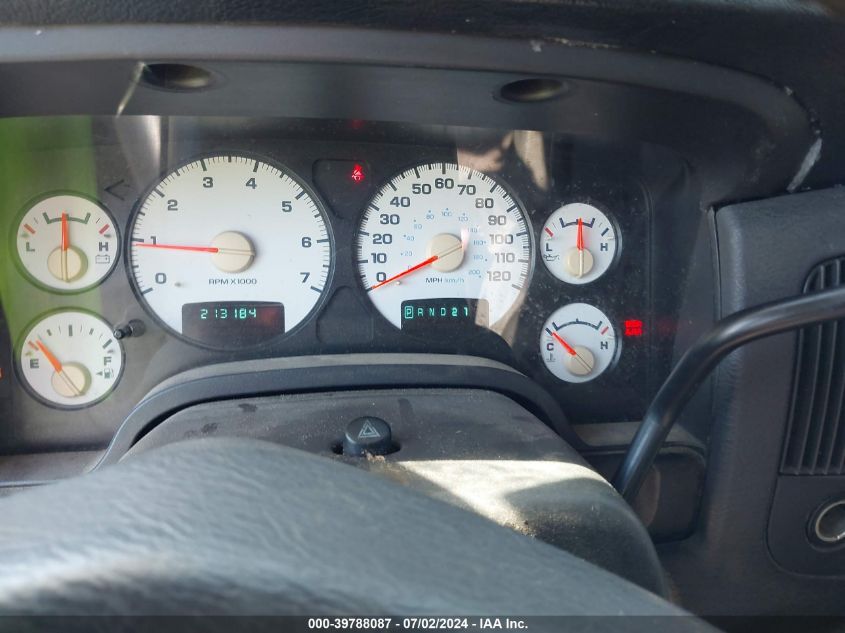 2002 Dodge Ram 1500 St VIN: 3D7HU18N72G185021 Lot: 39788087