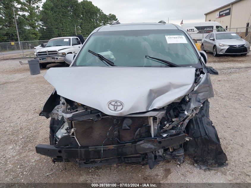 2012 Toyota Sienna Xle V6 8 Passenger VIN: 5TDYK3DC9CS260675 Lot: 39788100