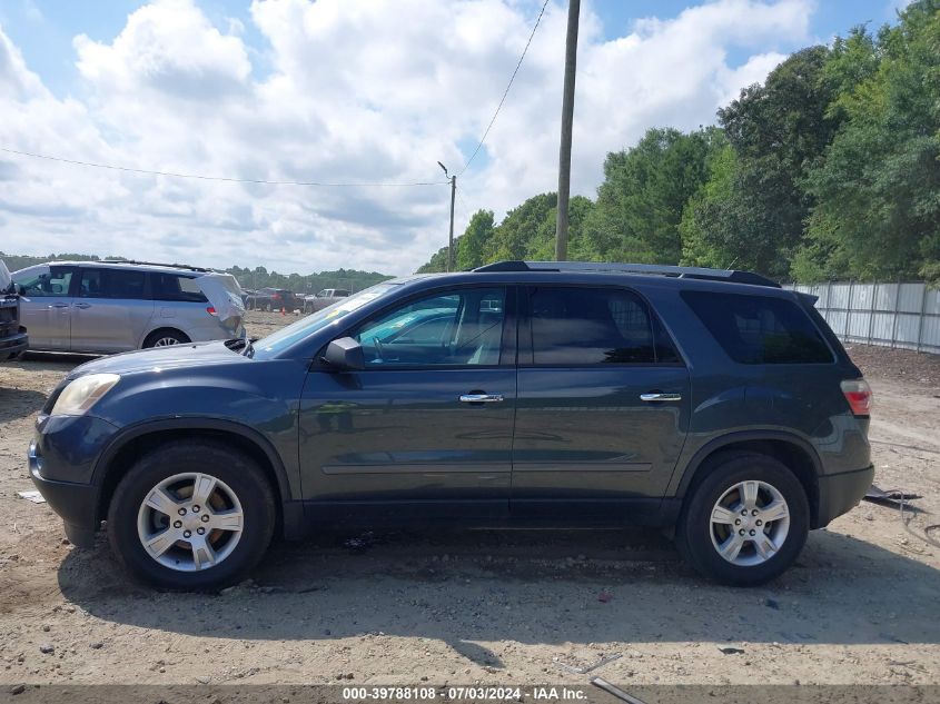 2011 GMC Acadia Sle VIN: 1GKKRPEDXBJ105438 Lot: 39788108
