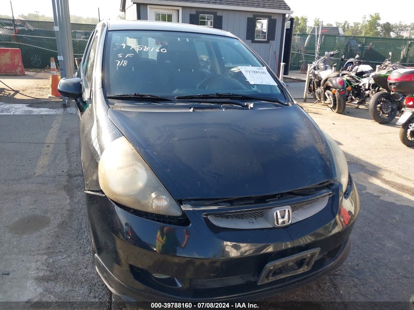 2008 Honda Fit Sport VIN: JHMGD386X8S030781 Lot: 39788160