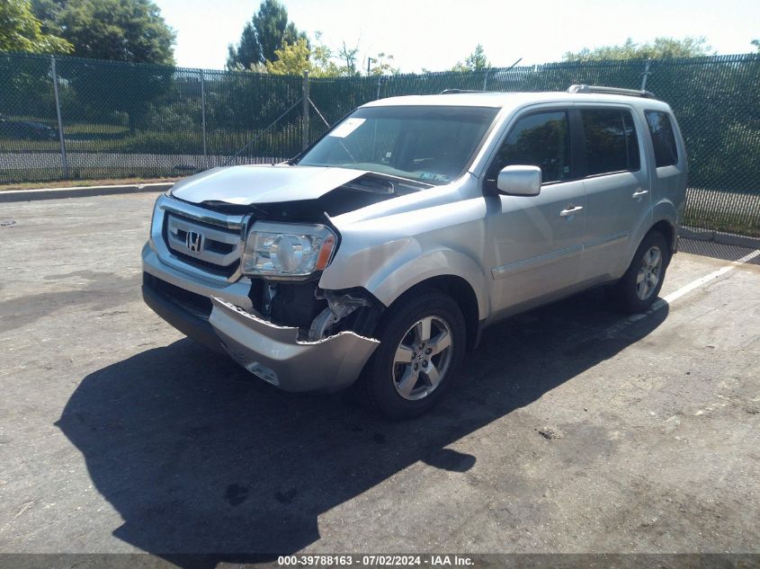 2011 Honda Pilot Ex-L VIN: 5FNYF4H57BB091118 Lot: 39788163