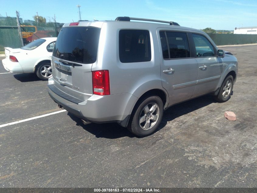 2011 Honda Pilot Ex-L VIN: 5FNYF4H57BB091118 Lot: 39788163