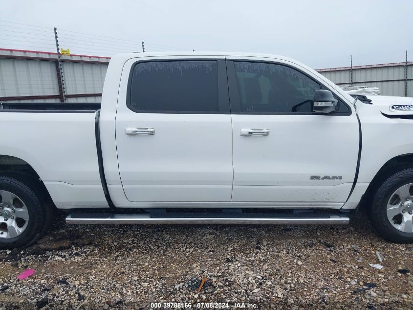 2019 Ram 1500 Big Horn/Lone Star 4X4 6'4 Box VIN: 1C6SRFMT5KN578520 Lot: 39788166