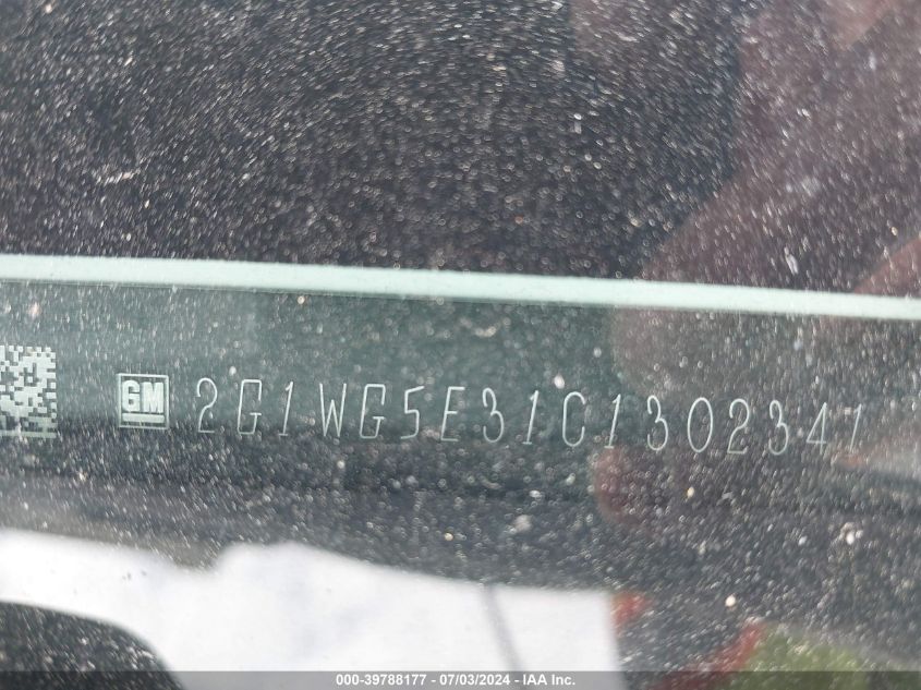 2012 Chevrolet Impala Lt VIN: 2G1WG5E31C1302341 Lot: 39788177