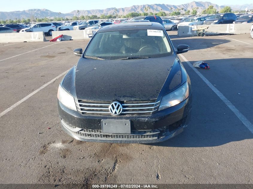 2013 Volkswagen Passat 2.5L Se VIN: 1VWBP7A30DC073571 Lot: 39788249